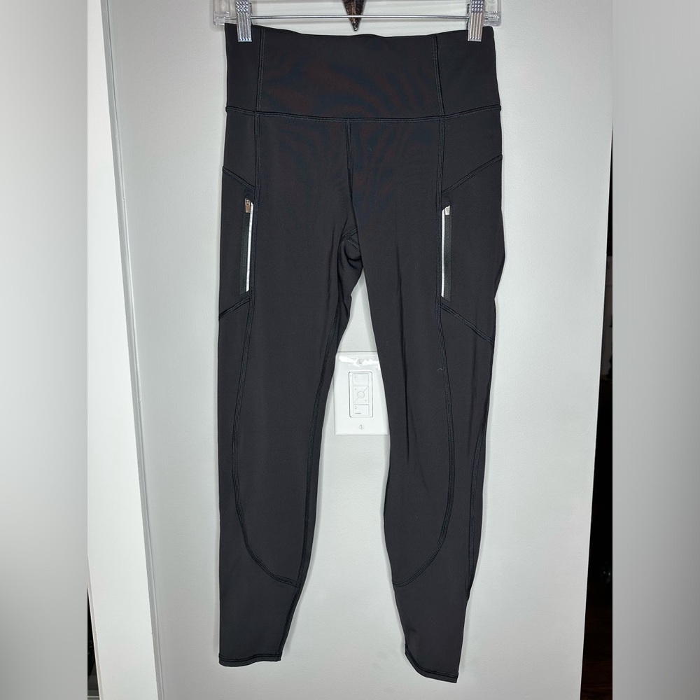 Athleta Rainier Tight Leggings Black Small P